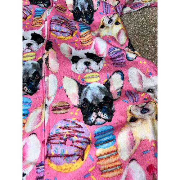 Body Candy Women's Sweet Thing Union Suit Pajama's one piece SZ SM Dog printed - Picture 8 of 9